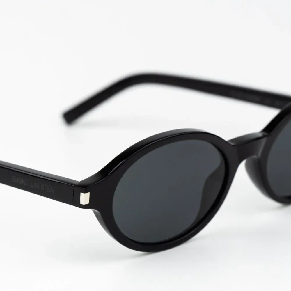 Saint Laurent Men Sunglasses Black Oval SL751 JEANNE 001 BRAND NEW
